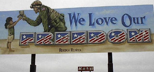 Hand Painted Billboard